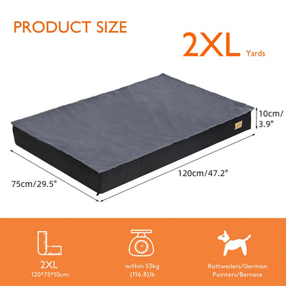 Large Waterproof Orthopaedic Dog Bed – 2-in-1 Cushion