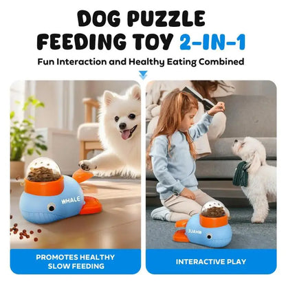 Dog & Cat Treat Dispenser Toy – Slow Feeder Puzzle