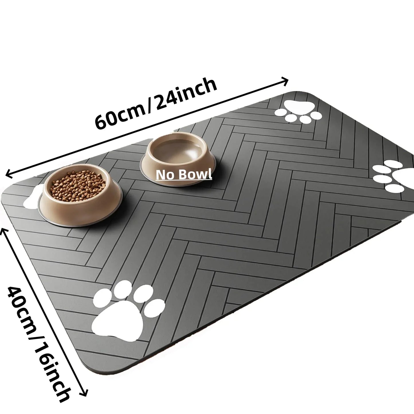 Absorbent Pet Feeding Mat – Waterproof Placemat