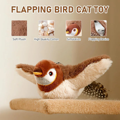 Electric Flapping Bird Cat Toy – USB Rechargeable