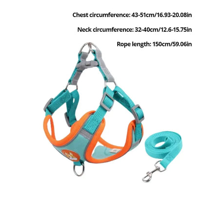 Adjustable No-Pull Reflective Dog Harness