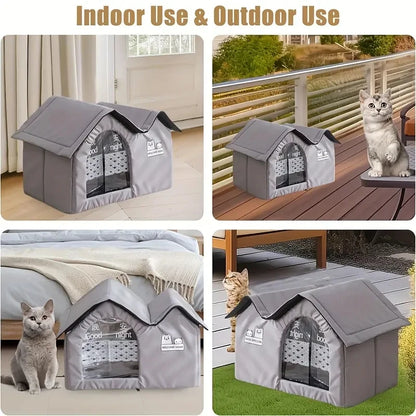 Removable Cat Cooling House – Summer Air Conditioning Nest for Cats & Dogs