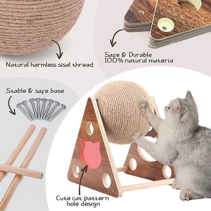 Cat Tree Pet Toy Cat Scratching Ball Wear-resistant Grinding Paw