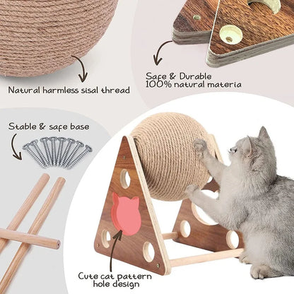 Cat Tree Pet Toy Cat Scratching Ball Wear-resistant Grinding Paw