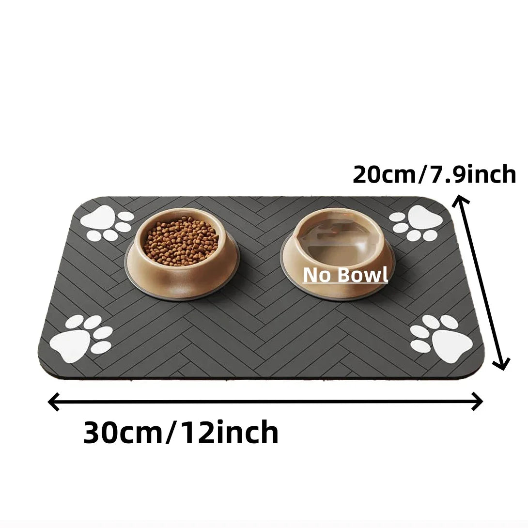 Absorbent Pet Feeding Mat – Waterproof Placemat