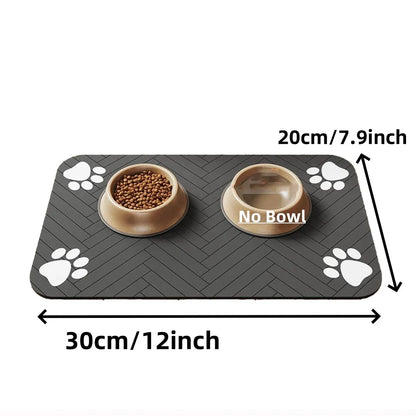 Absorbent Pet Feeding Mat – Waterproof Placemat