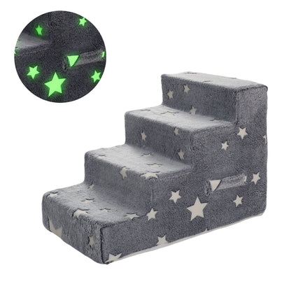 Pet Stairs Dog & Cat Ramp – Detachable Sponge Steps