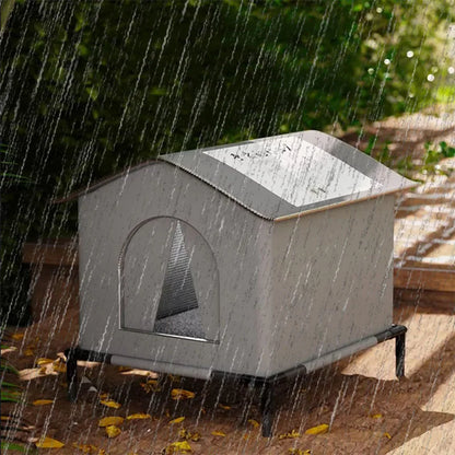 Waterproof outdoor foldable winter warm cat and dog house pet cave shelter