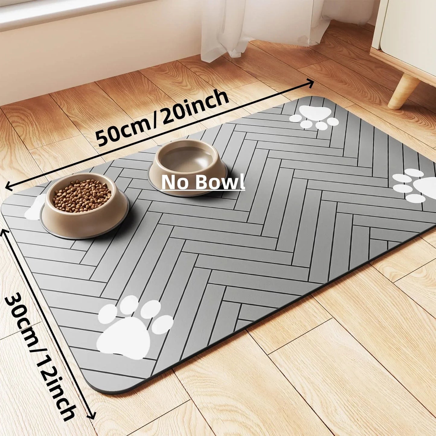 Absorbent Pet Feeding Mat – Waterproof Placemat