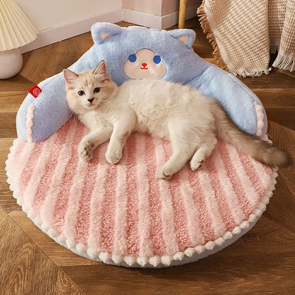 Four season warm cosy cat nest sleeping bed for kittens and indoor cats
