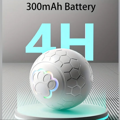 Smart Rechargeable LED Pet Ball – RGB Interactive Toy