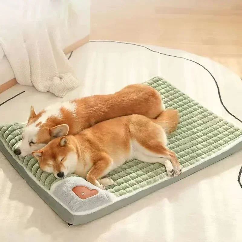 Machine washable orthopedic dog bed removable memory foam puppy cushion