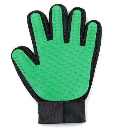 Silicone Pet Grooming Gloves – Cat & Dog Hair Brush, Comb & Bathing Mitt