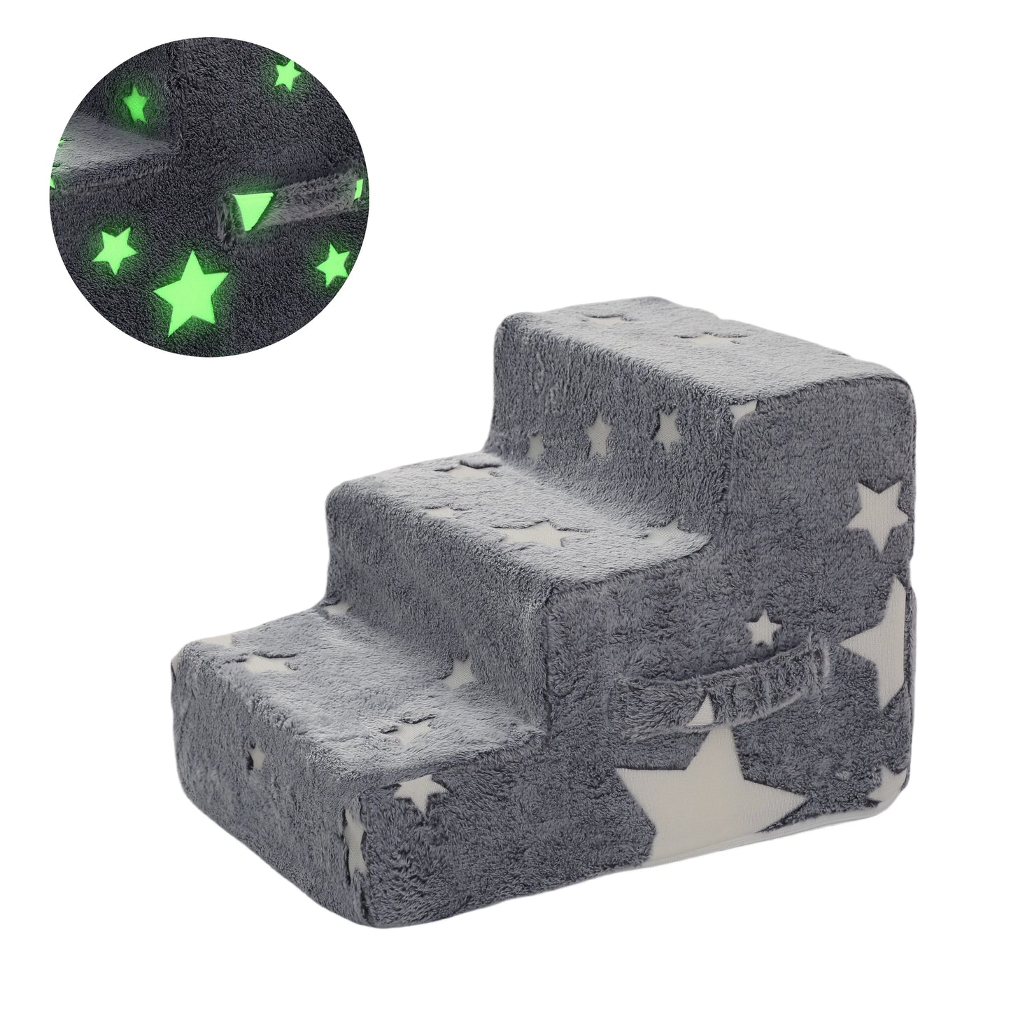 Pet Stairs Dog & Cat Ramp – Detachable Sponge Steps