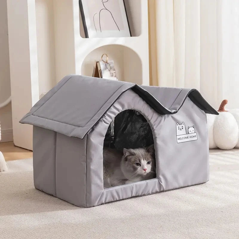 Removable cat cooling house summer air conditioning nest for cats and dogs