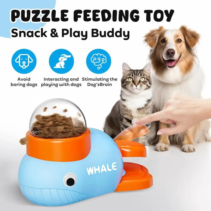 Dog & Cat Treat Dispenser Toy – Slow Feeder Puzzle