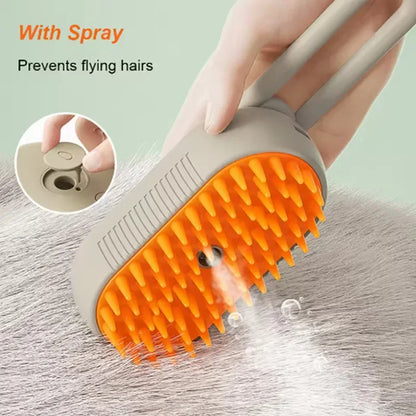 Pet Spray Massage Comb – Hair Removing Grooming Brush for Cats & Dogs