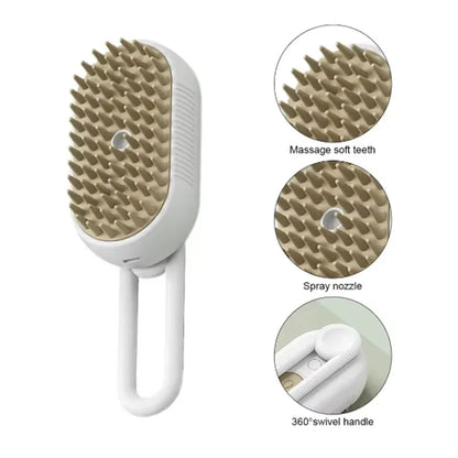 Pet Spray Massage Comb – Hair Removing Grooming Brush for Cats & Dogs