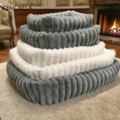 Orthopedic Plush Dog Bed – High Resilience Memory Foam