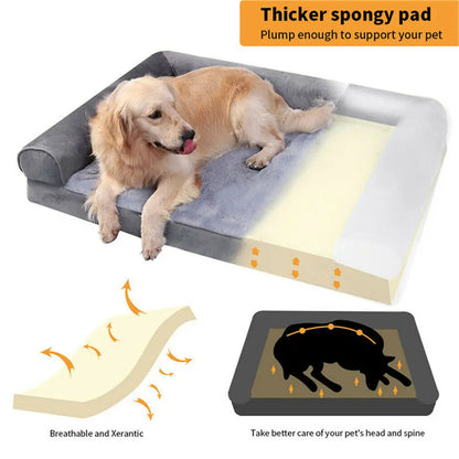 Extra Large Orthopedic Dog Bed – Removable Washable Cover