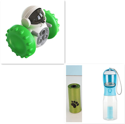 Interactive Slow Feeder Balance Car Toy – Treat Puzzle