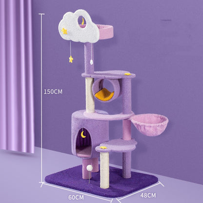 Large Multi-Tier Cat Scratch Board Jumping Platform