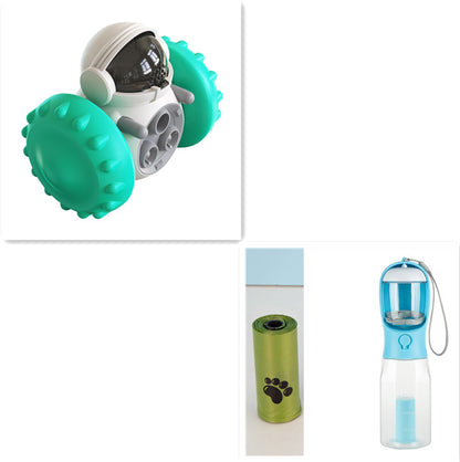 Interactive Slow Feeder Balance Car Toy – Treat Puzzle