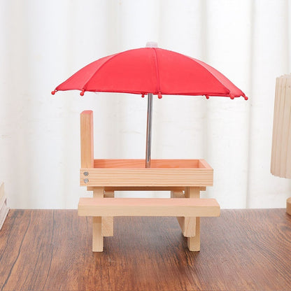 Wooden Outdoor Chipmunk & Squirrel Feeder – Pet Dining Table with Corn Bracket