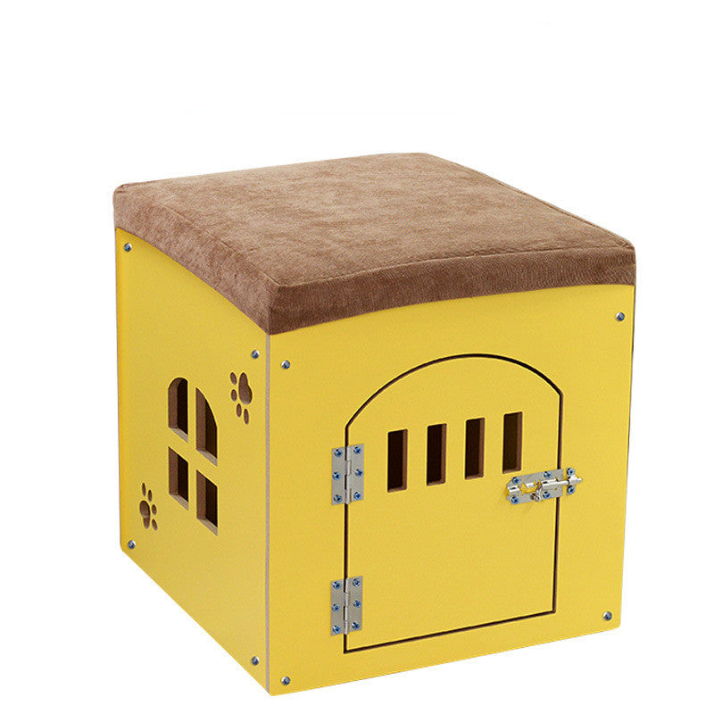 Removable Washable Wooden Pet Nest – Four Season Cat & Dog House